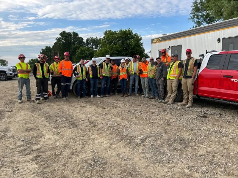 James Dick Aggregates team members at work
